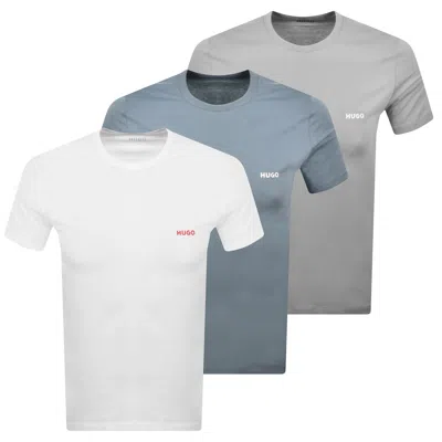 Hugo Boss Hugo 3 Pack Crew Neck T Shirts In Multi