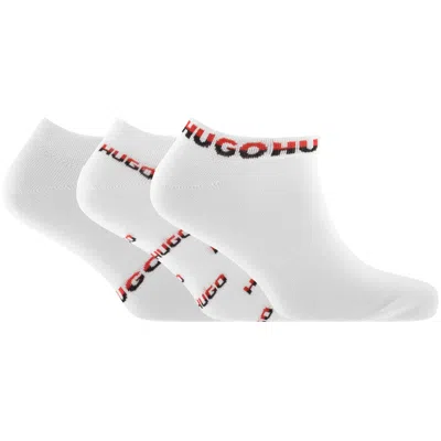 Hugo Boss Hugo 3 Pack Logo Socks In White