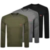 Hugo Boss Hugo 3 Pack Long Sleeve T Shirts In Multi