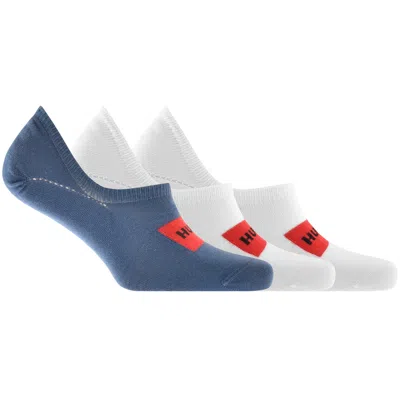 Hugo Boss Hugo 3 Pack Low Cut Socks In Multi