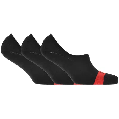 Hugo Boss Hugo 3 Pack Low Cut Socks Black