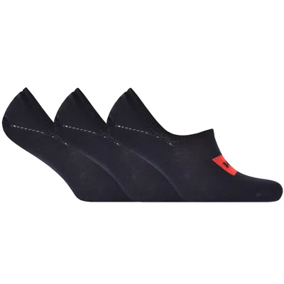 Hugo Boss Hugo 3 Pack Low Cut Socks Navy In Blue