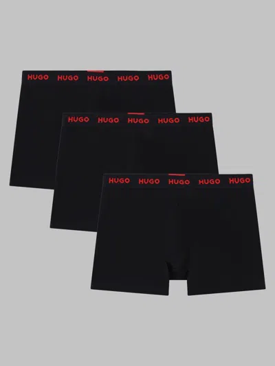 Hugo Boss Hugo 3-pack Boxer Briefs In Black