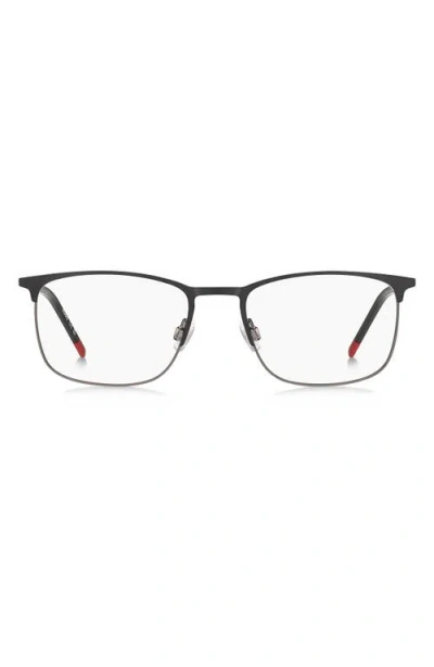 Hugo Boss Hugo 54mm Rectangular Optical Glasses In Black