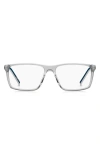 Hugo Boss Hugo 55mm Rectangular Optical Glasses In Gray