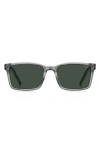 Hugo Boss Hugo 55mm Rectangular Sunglasses In Orange