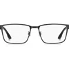 Hugo Boss Hugo 57mm Rectangular Optical Glasses In Black