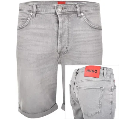 Hugo Boss Hugo 634 Denim Shorts Medium Grey In Gray