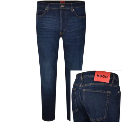 Hugo Boss Hugo 634 Tapered Fit Jeans Dark Wash Blue