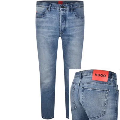 Hugo Boss Hugo 634 Tapered Fit Jeans Light Wash Blue