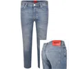 Hugo Boss Hugo 634 Tapered Fit Jeans Mid Wash Blue In Blue