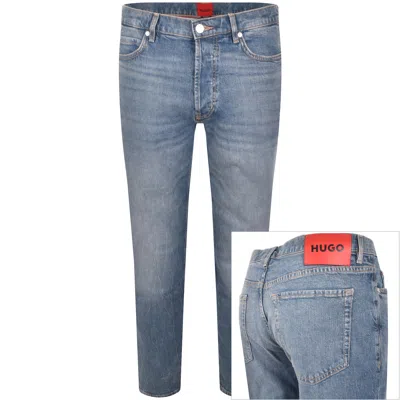 Hugo Boss Hugo 634 Tapered Fit Jeans Mid Wash Blue