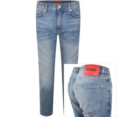 Hugo Boss Hugo 734 Extra Slim Jeans Light Wash Blue