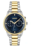 Hugo Boss Hugo Advise Chronograph Bracelet Watch, 44mm In Blue