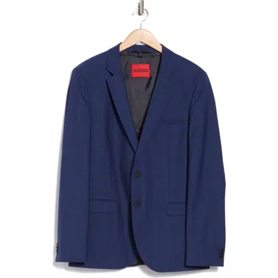 Hugo Boss Hugo Arti Plaid Wool Sport Coat In Blue