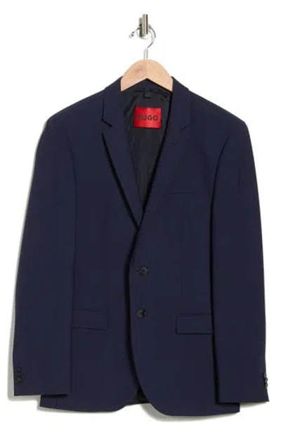 Hugo Boss Hugo Arti Wool Blend Sport In Blue