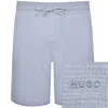Hugo Boss Hugo Austin Waffle Shorts Blue In Blue