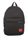 Hugo Boss Versatile Backpack Featuring Multiple Elements In Purple