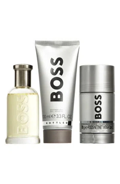 Hugo Boss Hugo Bottled Eau De Toilette 3-piece Fragrance Set