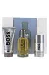 Hugo Boss Hugo Bottled Eau De Toilette Set In Transparent