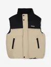 Hugo Boss Hugo Boys Down Padded Logo Gilet In White