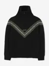 Hugo Boss Hugo Boys Knitted Half Zip Jumper In Black