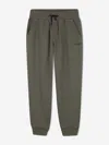 Hugo Boss Hugo Boys Logo Print Joggers In Green