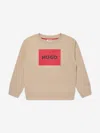 Hugo Boss Logo-print Sweatshirt In Pink