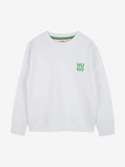 HUGO BOSS HUGO BOYS MOTH LOGO SWEATSHIRT