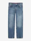 Hugo Boss Faded Jeans In Blue