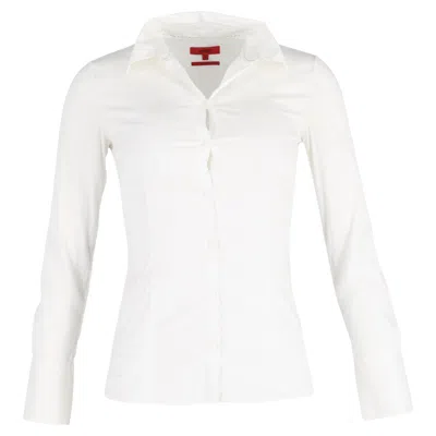Hugo Boss Hugo By  Button-down Shirt In White Cotton