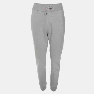 Pre-owned Hugo Boss Hugo By  Grey Jersey Joggers L