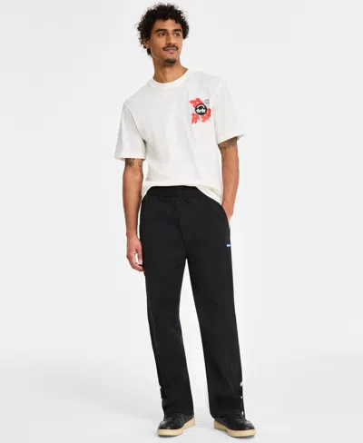 Hugo Boss Hugo By  Men's Baggy-fit Casual Trousers In Black