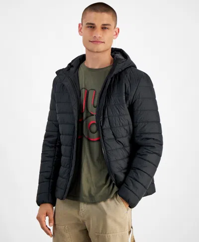 Hugo Boss Hugo By  Men's Barvi2435 Slim-fit Quilted Full-zip Liner Jacket In Black