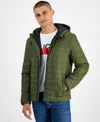 Hugo Boss Hugo By  Men's Barvi2435 Slim-fit Quilted Full-zip Liner Jacket In Charcoal