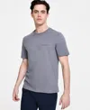 Hugo Boss Hugo By  Men's Cotton Logo Graphic T-shirt In Grey