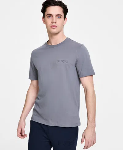 Hugo Boss Hugo By  Men's Cotton Logo Graphic T-shirt In Grey
