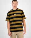 Hugo Boss Hugo By  Men's Cotton Striped Graphic T-shirt In Multi