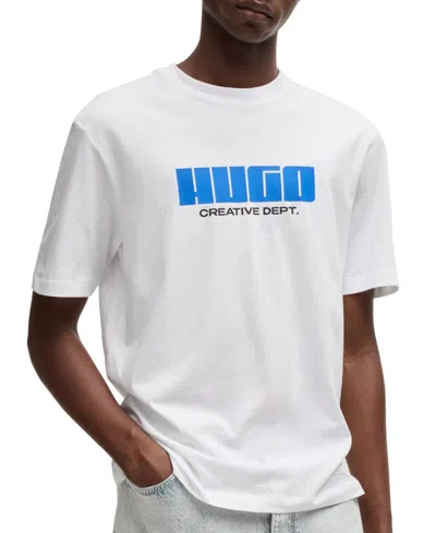 Hugo Boss Hugo By  Men's Creative Department Logo Graphic Jersey T-shirt