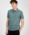 Hugo Boss Hugo By  Men's Dalunos Regular-fit Logo Embossed Polo Shirt, Exclusively At Macy's In Green