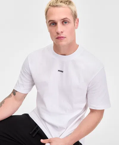 Hugo Boss Hugo By  Men's Dapolino Logo T-shirt In White