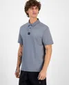 Hugo Boss Hugo By  Men's Deabono_d Regular-fit Polo Shirt In Gray