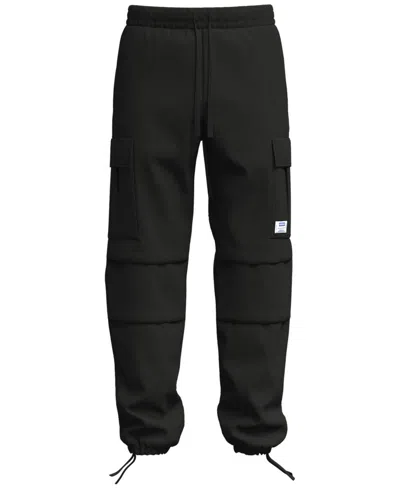 Hugo Boss Hugo By  Men's Drawstring Cargo Pants In Black