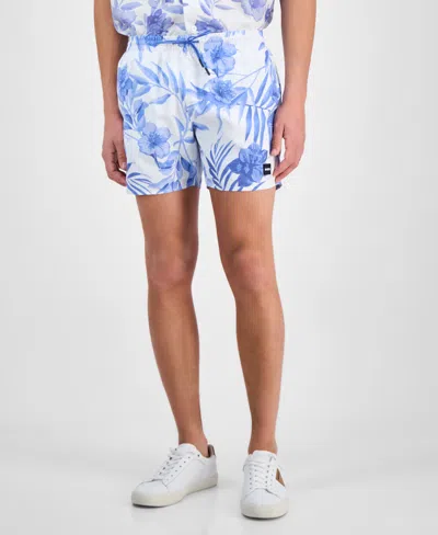Hugo Boss Hugo By  Men's Floral Shorts In Lt,pasblue