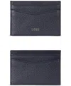 Hugo Boss Hugo By  Men's Leather Logo Wallet In Blue
