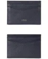 Hugo Boss Hugo By  Men's Leather Logo Wallet In Blue