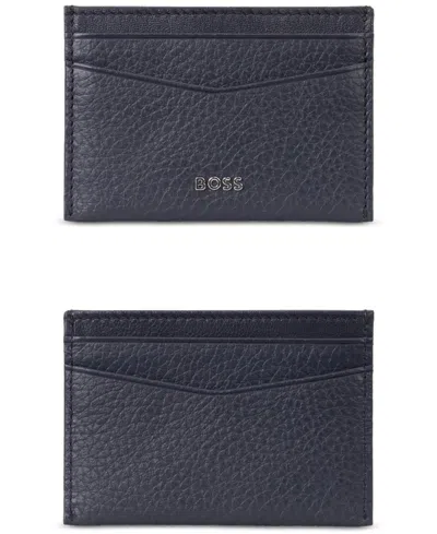 HUGO BOSS HUGO BY HUGO BOSS MEN'S LEATHER LOGO WALLET