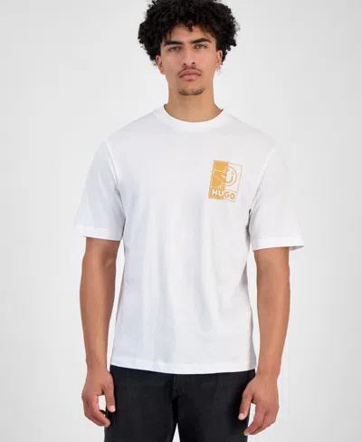 HUGO BOSS HUGO BY HUGO BOSS MEN'S LOGO GRAPHIC T-SHIRT