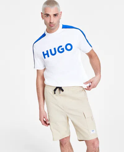 Hugo Boss Hugo By  Men's Logo Graphic T-shirt In Wht