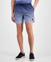 Hugo Boss Hugo By  Men's Logo-pattern Shorts In Navy